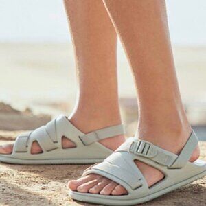 Chaco Chillos Sport Sandals, Aqua Gray, Size 11